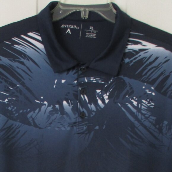 Antigua Mens S/S "Sunrise Country Club" (CA) Blue Golf Polo Shirt NWOT - Size XL - Picture 2 of 3